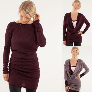 Lululemon Serenity Sweater Wrap Bordeaux Drama